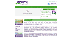 Desktop Screenshot of elogistics.com